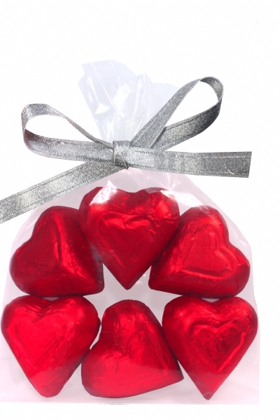 Mini Kırmızı Kalp Çikolata